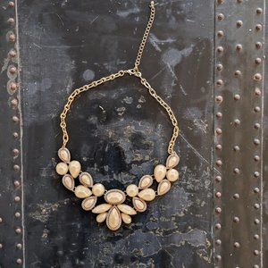 Pale Pink Jemstone Necklace